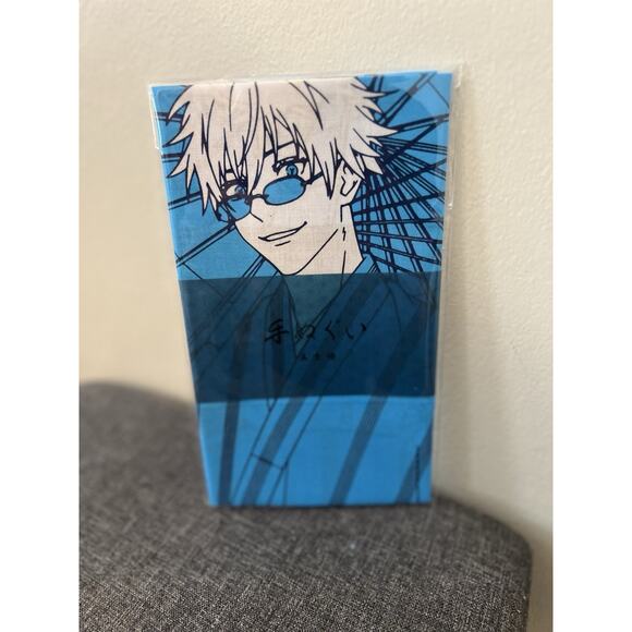 Jujutsu Kaisen Satoru Gojo Juju Tanbou Hand Towel Brand New US Seller - Picture 3 of 4